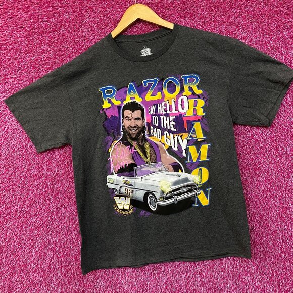 WWE Razor Ramon Say Hello To The Bad Guy T-Shirt XL - Picture 3 of 4